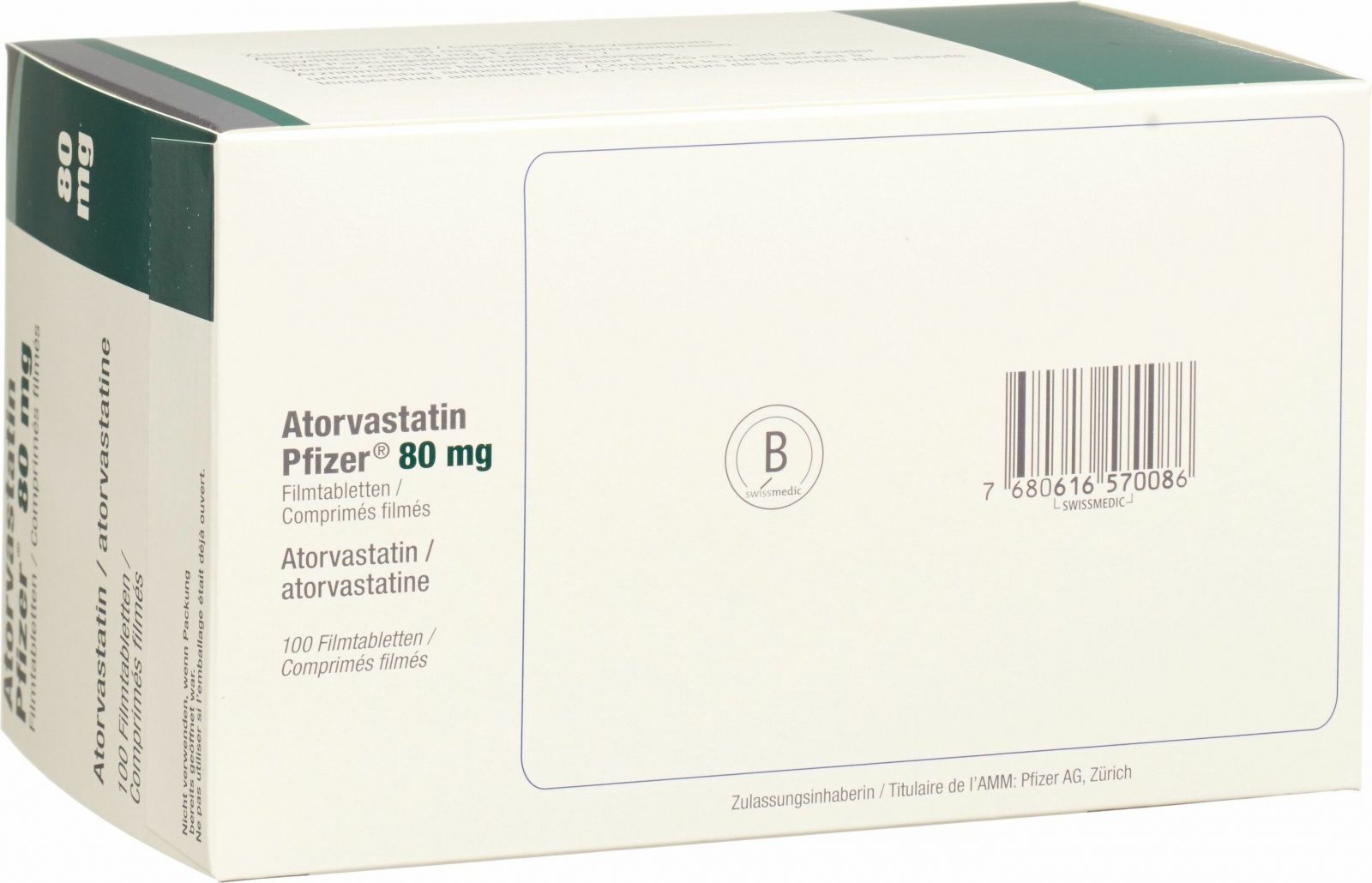 Atorvastatin Pfizer Filmtabletten 80mg 100 Stück in der Adler Apotheke Atorvastatin Pfizer Filmtabletten 80mg 100 Stück in der Adler Apotheke