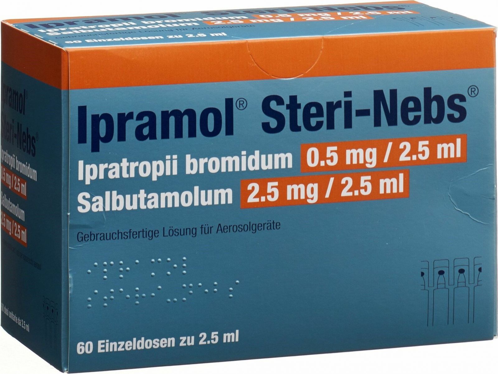 Ipramol Steri Nebs Inhalationslösung 2.5ml Ampullen 60 Stück in der ...