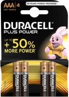 Produktbild von Duracell Plus Power MN2400 AAA 1.5V 4 Stück