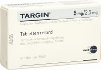 Produktbild von Targin Retard Tabletten 5/2.5mg 30 Stück