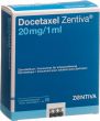 Produktbild von Docetaxel Zentiva Infusionskonzentrat 20mg/1ml Durchstechflasche