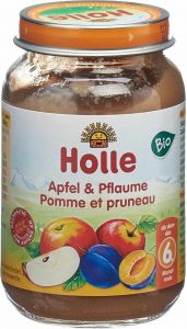 Product picture of Holle Apple & Plum from the 6th month Organic 190g