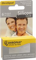 Produktbild von Ohropax Silicon Clear Ohrstöpsel 6 Stück