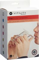 Produktbild von Vitility Becher Handycup Institution Transparent