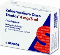 Produktbild von Zoledronsäure Onco Sandoz 4mg/5ml Durchstechflasche 5ml