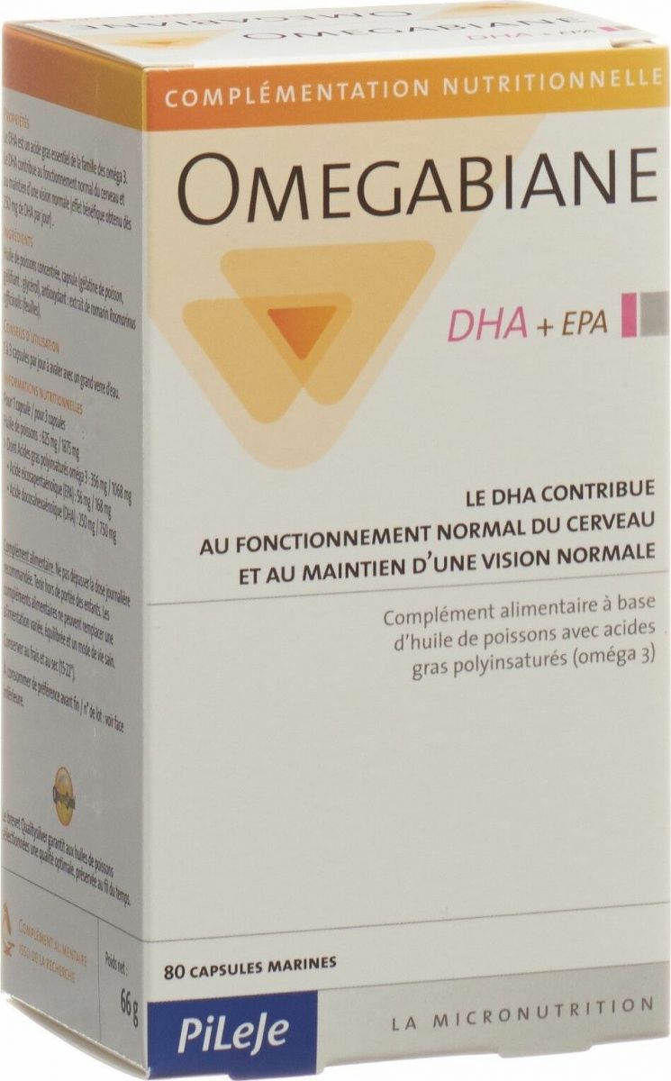 Omegabiane DHA + EPA Capsule 80 Capsule in der Adler Apotheke