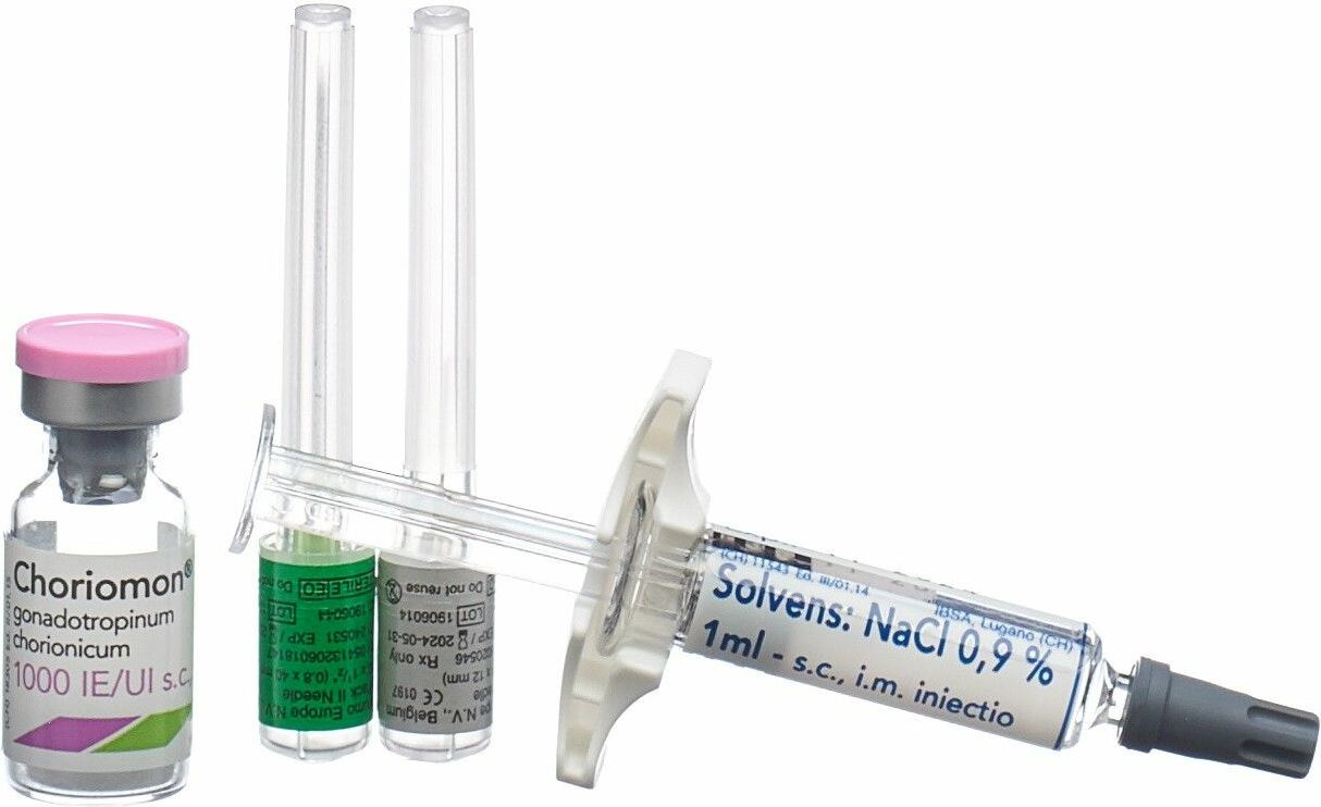 Choriomon 1000 Ie C Solv Spritze Durchstechflasche 3 Stuck In Der Adler Apotheke