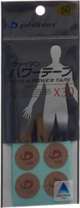 Produktbild von Phiten Aqua Titan Power Tape X30 rund 50 Stück