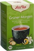Produktbild von Yogi Green Tea Grüner Morgen Beutel 17 Stück