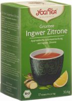 Produktbild von Yogi Green Tea Ingwer Zitrone Beutel 17 Stück