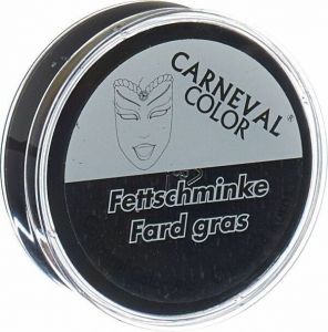 Product picture of Carneval Color Grease Make-up Black Tin 15ml