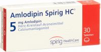Produktbild von Amlodipin Spirig HC Tabletten 5mg 30 Stück