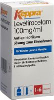 Produktbild von Keppra Lösung 100mg/ml Dosierpipette 1ml 150 Ml