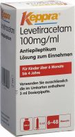 Produktbild von Keppra Lösung 100mg/ml Dosierpipette 3ml 150 Ml