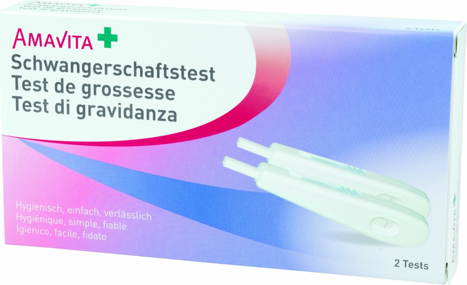 Amavita Schwangerschafts Schnelltest 2 Stück in der Adler Apotheke