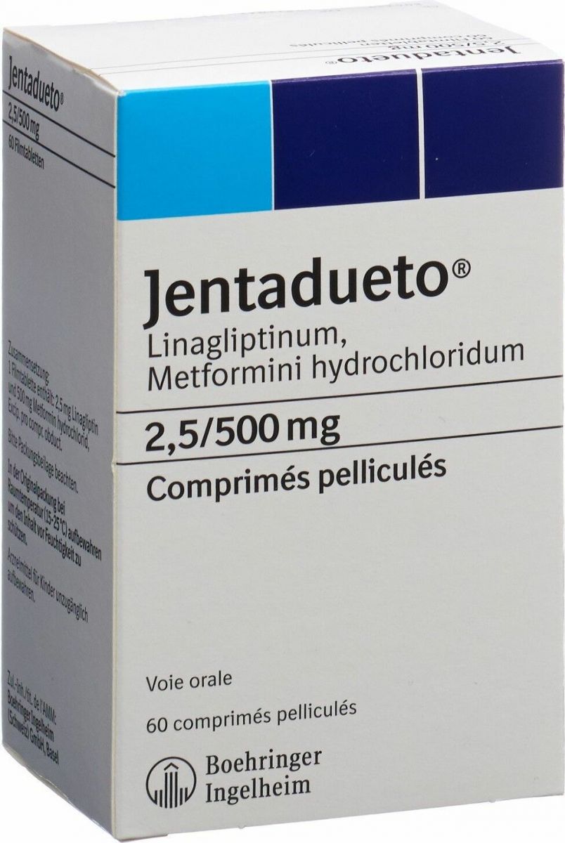 Jentadueto Filmtabletten 2.5mg/500mg 60 Stück in der Adler Apotheke