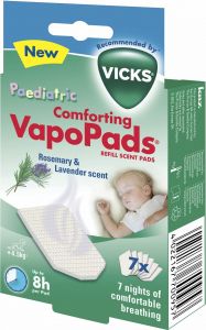 Produktbild von Vicks VapoPads Model VBR7E Nachfüllpackung mit 7 Pads Rosmarin Lavendel