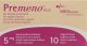 Produktbild von Premeno Duo Vaginalzäpfchen 5mg 10 Stück