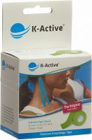 Produktbild von K-active Kinesio Tape 5cmx5m Grün Wasserabwe