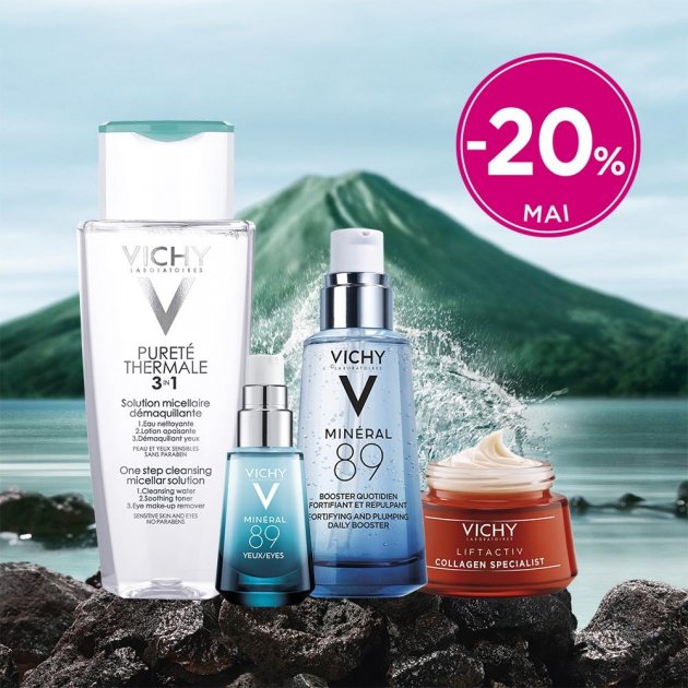 20% Rabatt Vichy Gesichtspflege