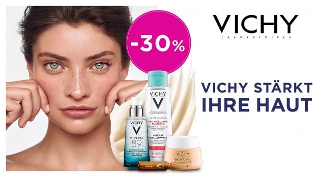 30% Rabatt auf das gesamte Sortiment von Vichy