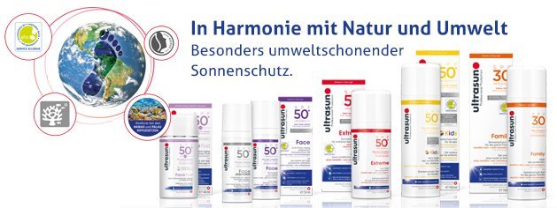 Ultrasun schützt die Haut und die Umwelt