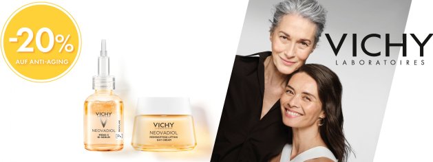 20% Rabatt auf viele Produkte von Vichy